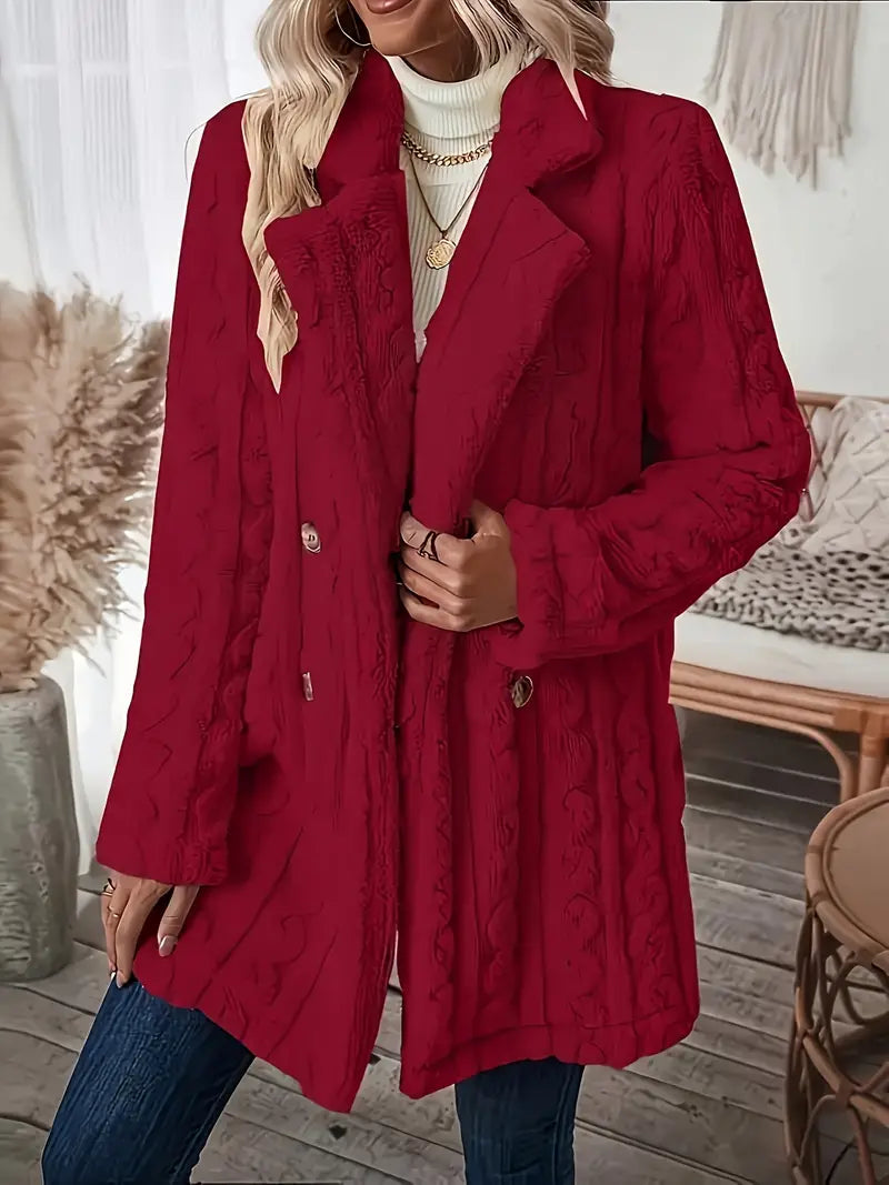 Seraphina I Manteau d'hiver texturé