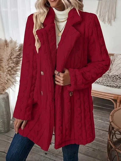 Seraphina I Manteau d'hiver texturé