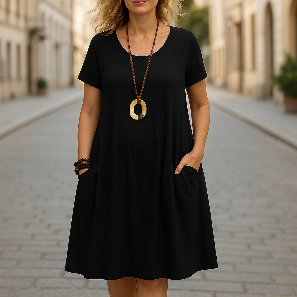 Sophie - Robe Élégante avec Couverture Subtile du Ventre